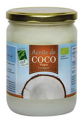 100% Natural Aceite de Coco Virgen Ecologico 500 ml
