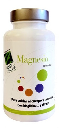 100% Natural Magnesio 90 Cápsulas