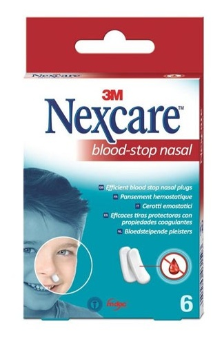 3M Nexcare Blood Stop Tapon Nasal 6 uds