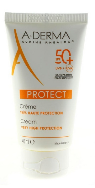 A-Derma Crema Protectora SPF50+ Sin Perfume Aderma 40 ml