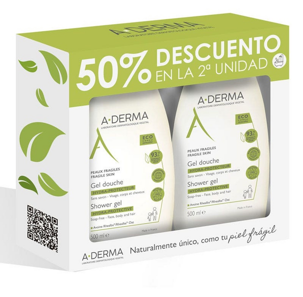 A-Derma Cuidados Originales Hydra Protect 2x500 ml