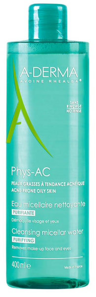 A-Derma PhysAc Agua Micelar 400 ml