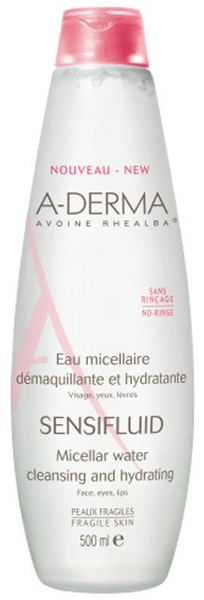 A-Derma Sensifluid Agua Micelar Desmaquillante 500 ml