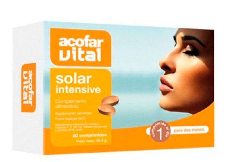 Acofarderm Acofarvital Solar Intensive Acofarma 60 Comprimidos