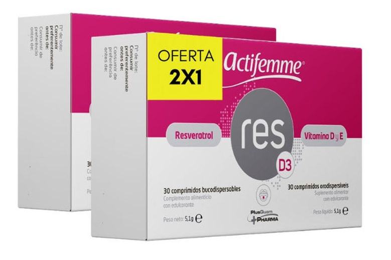 Actifemme RESD3 2x30 Comprimidos Bucodispersables