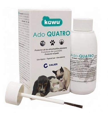 Ado Quatro S Protector de Almohadillitas Plantares para Perros y Gatos 70 ml