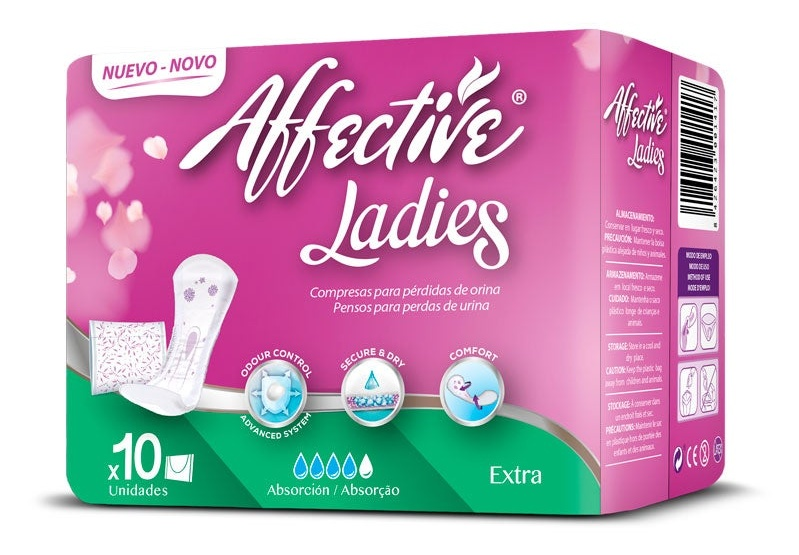 Affective Compresa Extra Ladies 10 Uds