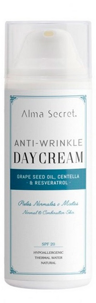 Alma Secret Crema Día Antiarrugas Piel Mixta SPF20 50 ml
