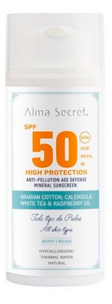 Alma Secret Crema Solar Corporal SPF50+ 100 ml