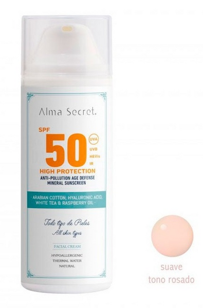 Alma Secret Crema Solar Facial SPF50+ 50 ml