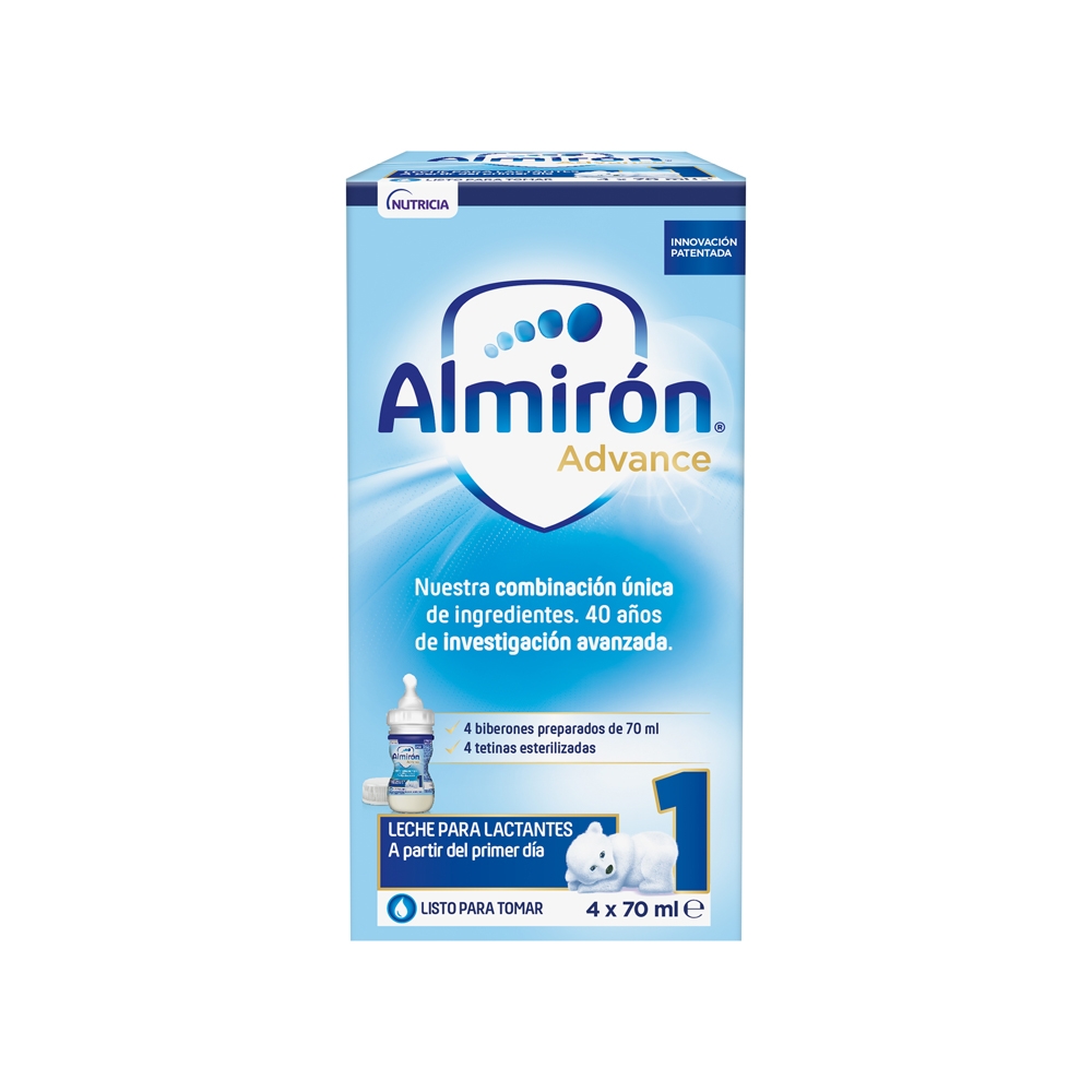 Almirón Advance 1 Minibiberones 70 ml