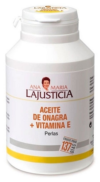 Ana María LaJusticia Aceite de Onagra + Vitamina E 275 Perlas