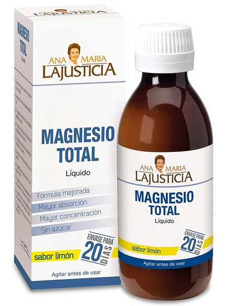 Ana Maria LaJusticia Líquido Magnesio Total Limón 200 ml