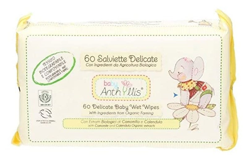 Anthyllis Baby Toallitas Delicadas Manzanilla y Caléndula ECO 60 uds
