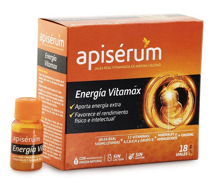 Apisérum Energía Vitamax 18 Viales