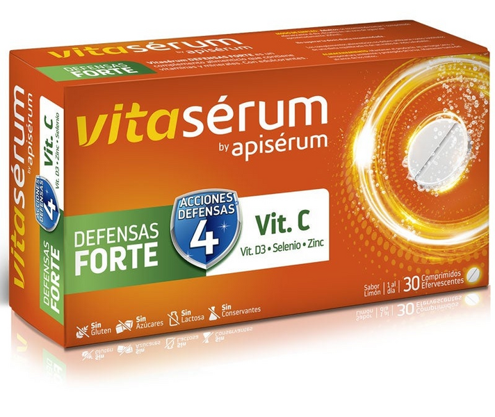 Apisérum Vitaserum Defensas Forte 30 Comprimidos