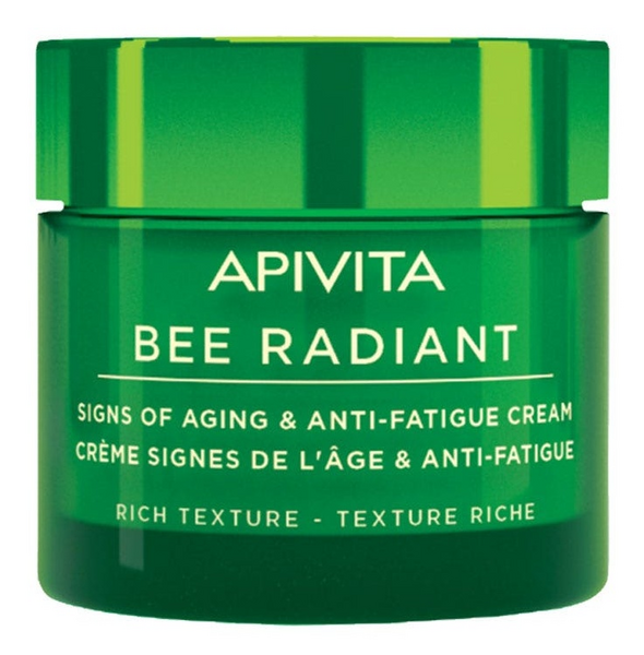 Apivita Bee Radiant Con Extracto de Propóleo Textura Rica Piel Normal y Seca 50 ml