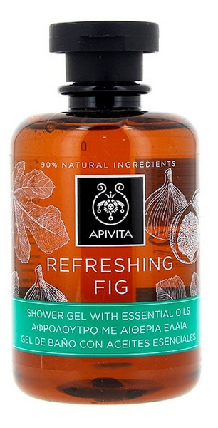 Apivita Body Refresh Gel de Baño y Ducha Refrescante de Higo 250 ml