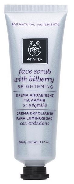 Apivita Face Scrub Crema Exfoliante Luminosidad con Arándano 50 ml