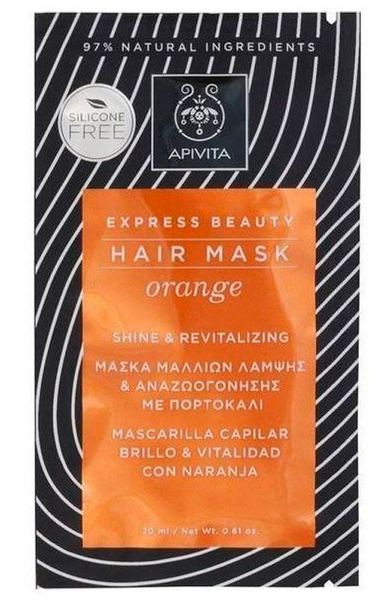Apivita Hair Mask Mascarilla Cabello Revitalizante Naranja 20 ml