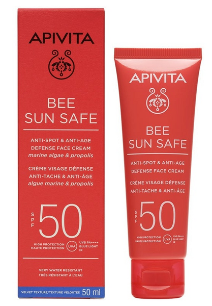 Apivita Suncare Bee Sun Safe Crema Solar Facial Antimanchas SPF50 50 ml