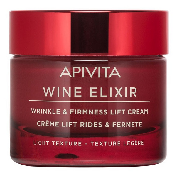 Apivita Wine Elixir Crema Antiarrugas y Reafirmante con Efecto Lifting Textura Ligera 50 ml