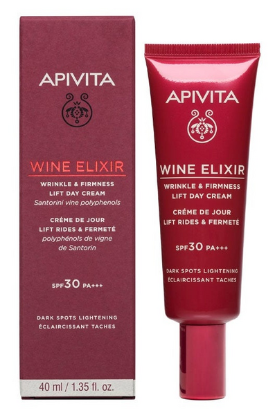 Apivita Wine Elixir Crema Antiarrugas y Reafirmante Efecto Lifting SPF30 40 ml