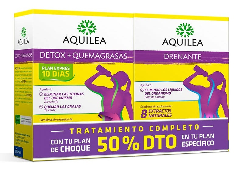 Aquilea Detox + Aquilea Drenante