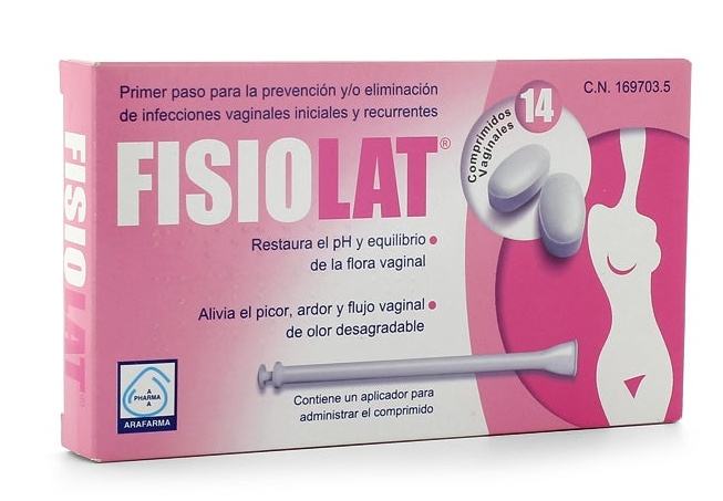 Arafarma Fisiolat 250 mg 14 Comprimidos Vaginales