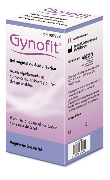 Aristo Pharma Gel Vaginal Ácido Láctico Gynofit 6 Aplicaciones