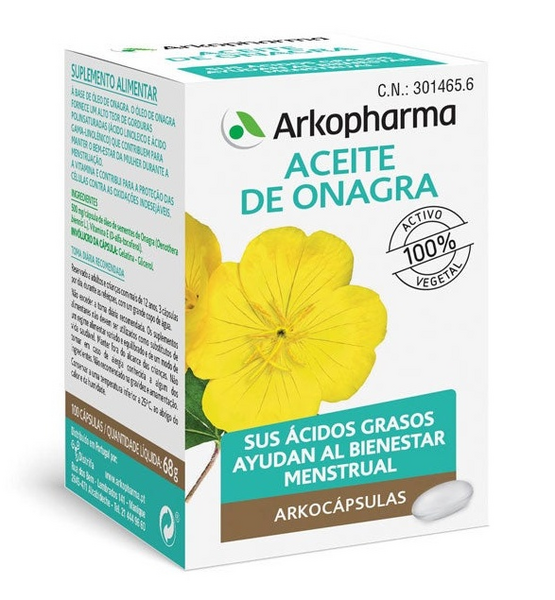 Arkopharma Arkocápsulas Aceite de Onagra 100 Cápsulas