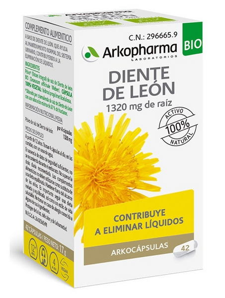 Arkopharma Arkocápsulas Diente de León BIO 42 Cápsulas