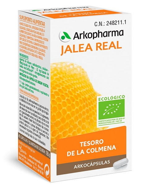 Arkopharma Arkocápsulas Jalea Real BIO 45 Cápsulas