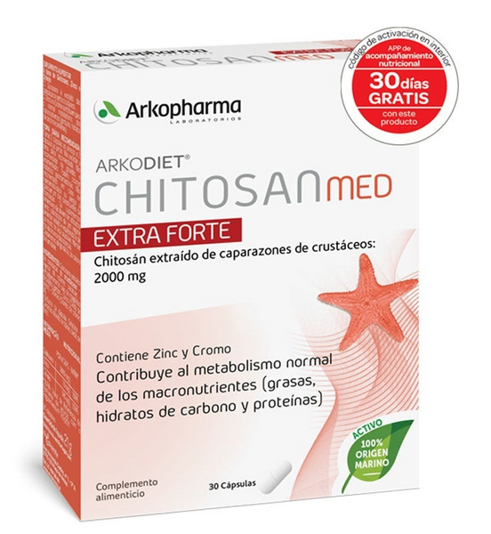 Arkopharma Arkodiet Chitosán Extraforte 30 Cápsulas 500 mg