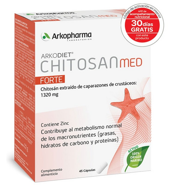 Arkopharma Arkodiet Chitosán Forte  45 Cápsulas 330 mg