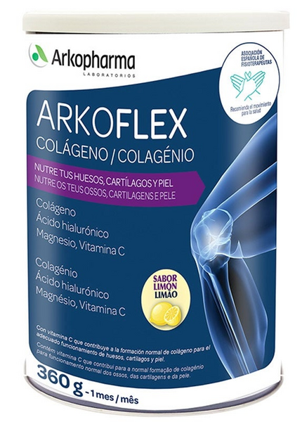 Arkopharma Arkoflex Colágeno Ác Hialurónico Mg y VIt C 360 gr Sabor Limón