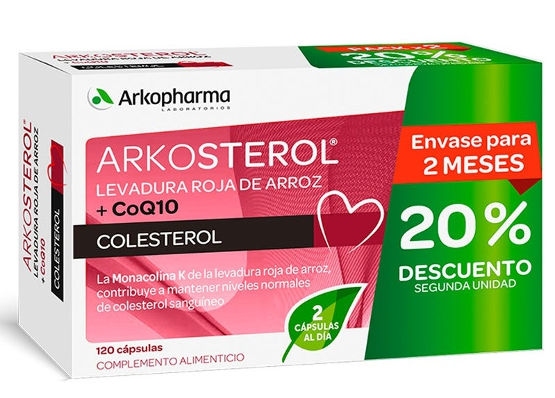 Arkopharma Arkosterol Arkopharmasterol + COQ10 2x60 Cápsulas
