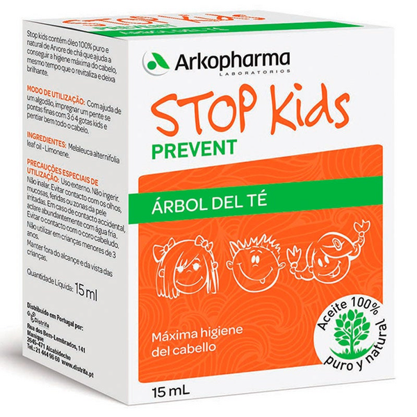 Arkopharma Stop piojos KIDS Aceite de Árbol del Té 15 ml
