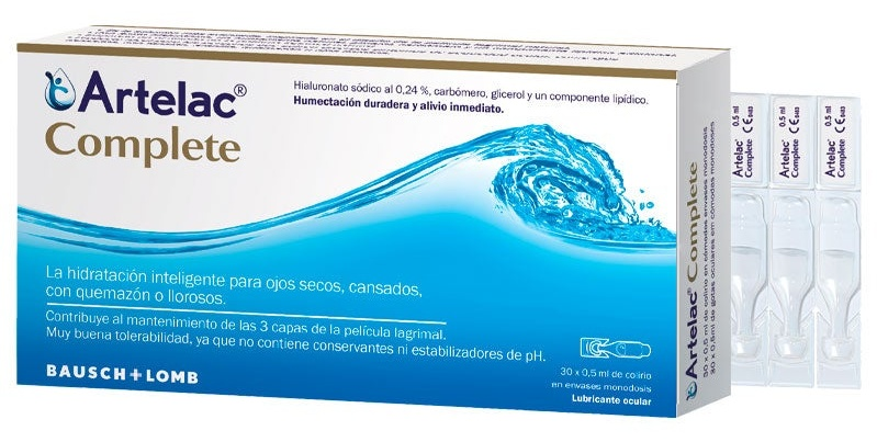 Artelac Complete Lubricante Ocular 30 Unidosis x 0,5 ml