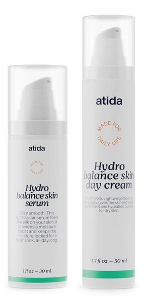 Atida Hydro Balance Sérum Facial 30 ml + Crema de Día 50 ml