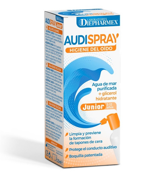 AudiSpray Junior Limpieza Oídos 25 ml