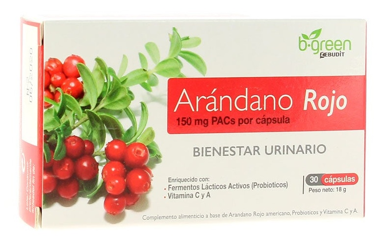 b-green innolab Arándano Rojo+Probióticos BGreen 30 Cápsulas