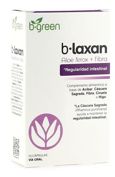 b-green innolab BGreen BLaxan Aloe Ferox + Fibra 10 Cápsulas