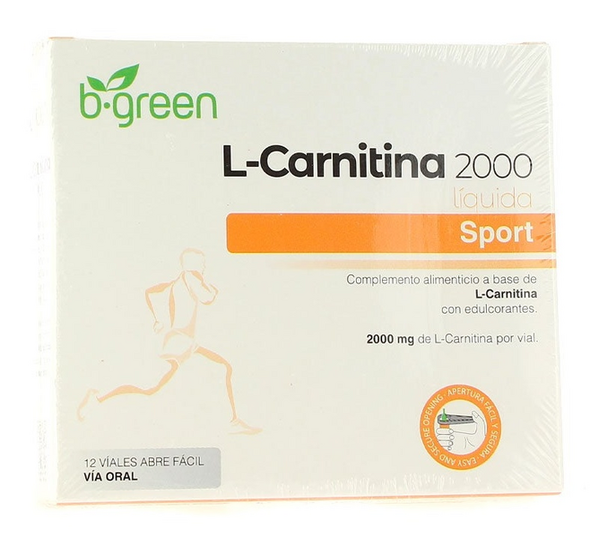 b-green innolab L-Carnitina Sport 2000 BGreen 12 Viales