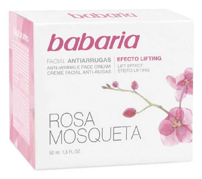Babaria Crema Facial Antiarrugas Rosa Mosqueta 50 ml