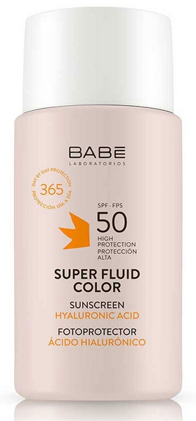 Babe Super Fluid Fotoprotector SPF50 con Color 50 ml