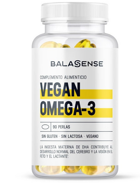 Balasense Omega 3 Vegano 200mg DHA 90 Perlas