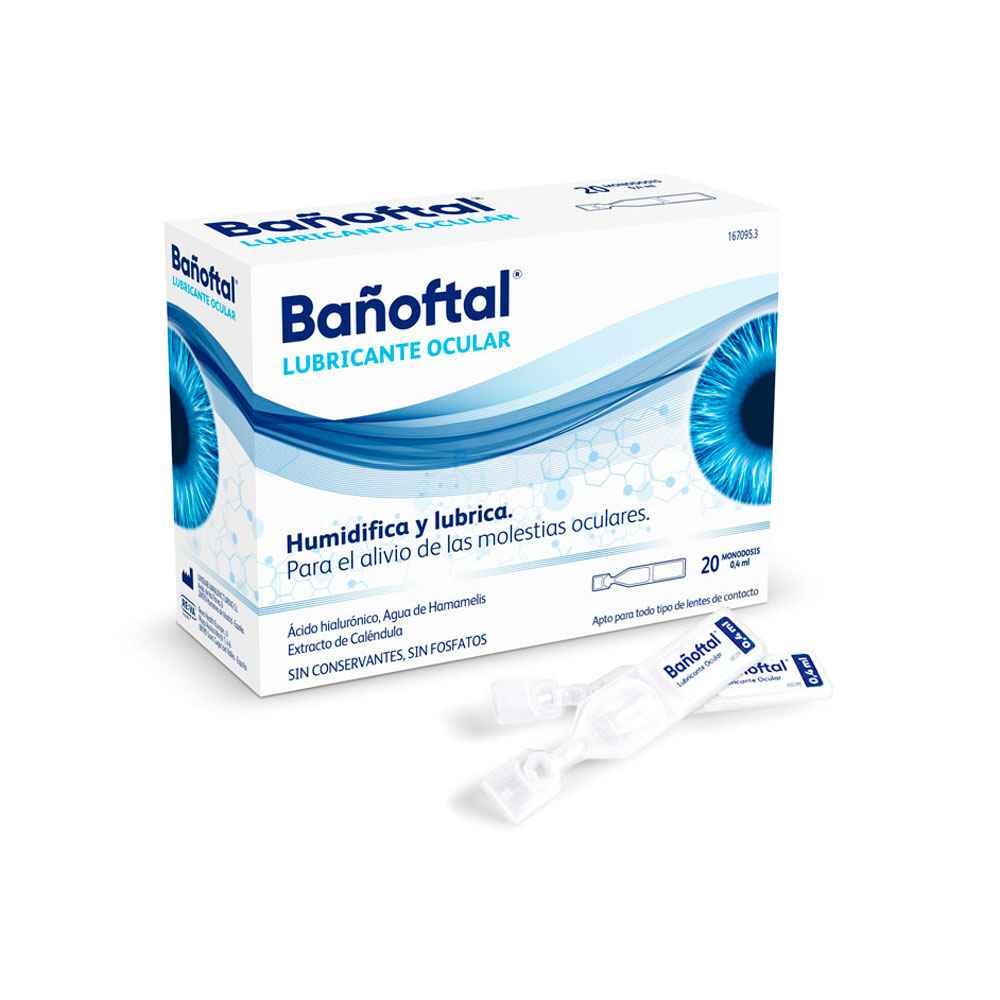 BAÑOFTAL BAÑO OCULAR 20 MONODOSIS 0.4 ML