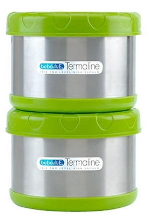 BebéDue Termaline Set Termo Porta Alimentos 2x500 ml
