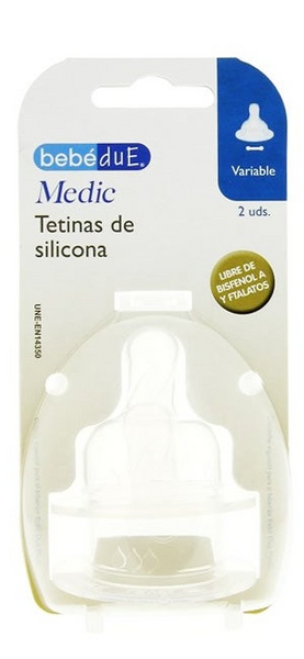 BebéDue Tetina Silicona Flujo 3 velocidades Medic
